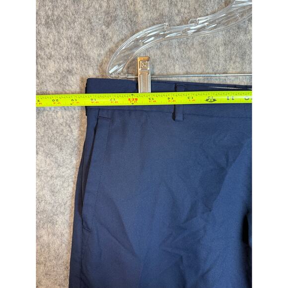 Peter Millar Mens Navy Salem Performance Polyester Shorts Golf Stretch - Size 36 - Picture 8 of 10
